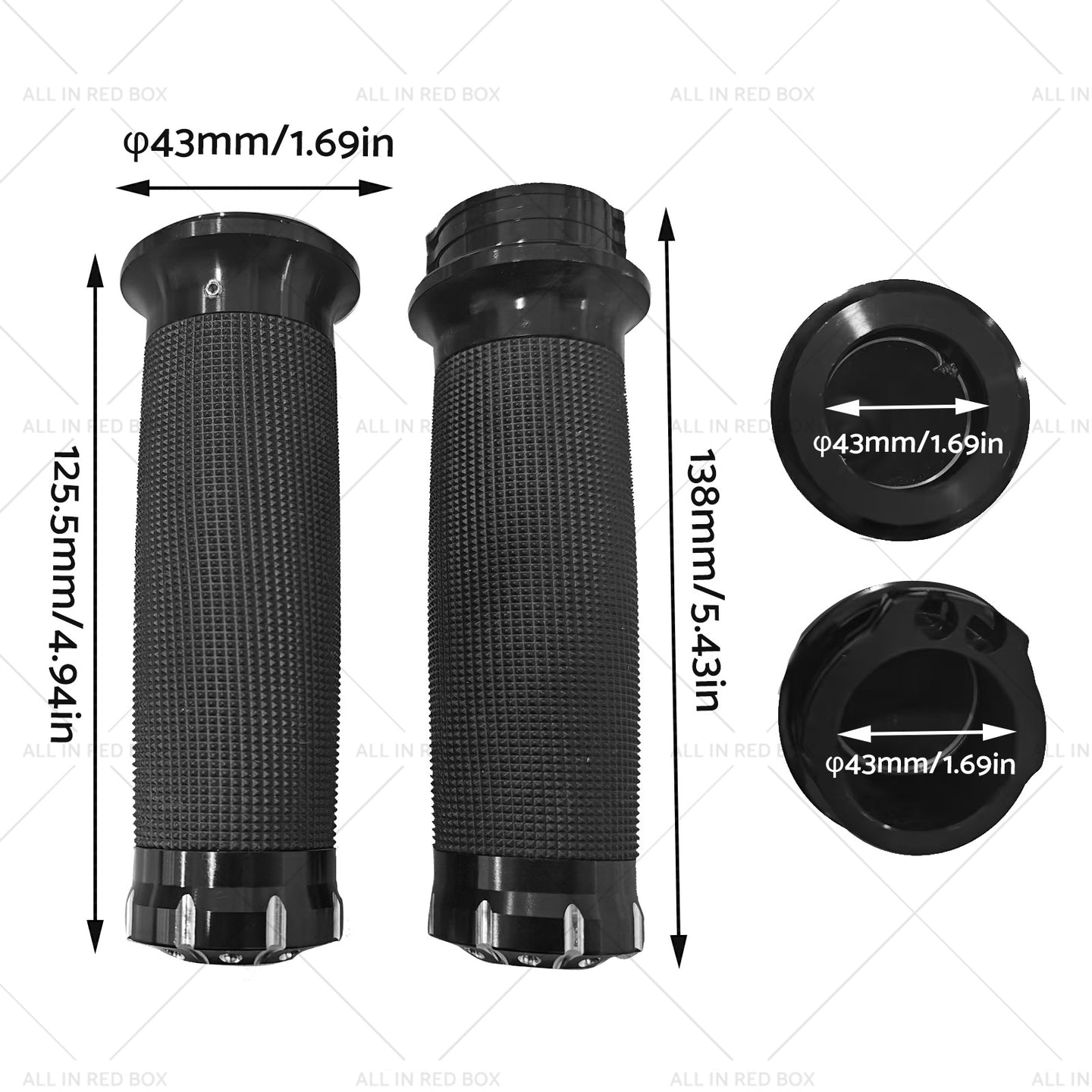 {{ 2PCS Motorcycle Handle Bar 1 inch  Hand Grip Suitable for Harley Dyna Sportster }} - Buy Car Parts Online at {{ Kaka Auto Parts }}.