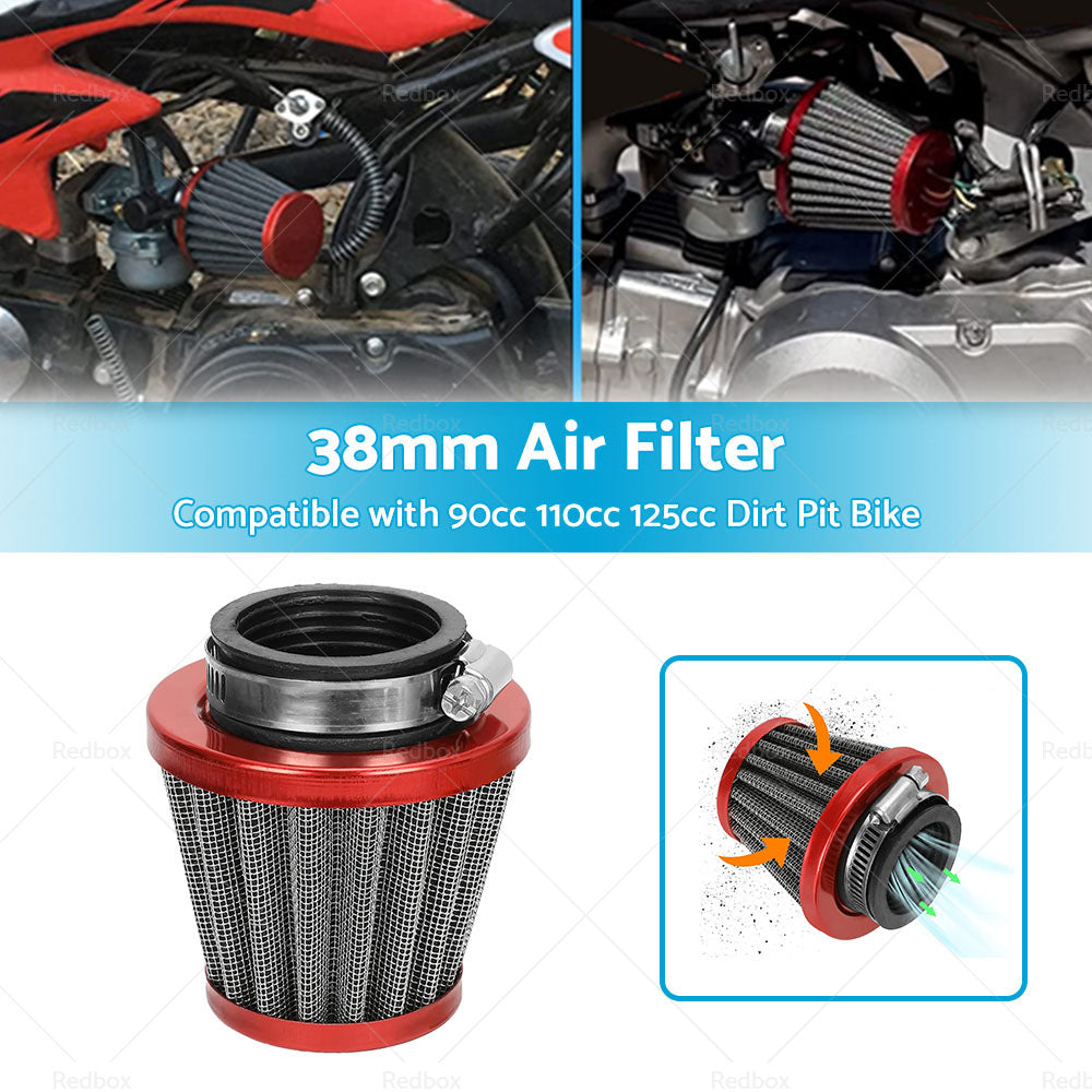 {{ 38mm Air Filter Pod Cleaner Suitable for 110cc 125cc Motorcycle PIT Dirt Bike }} - Buy Car Parts Online at {{ Kaka Auto Parts }}.