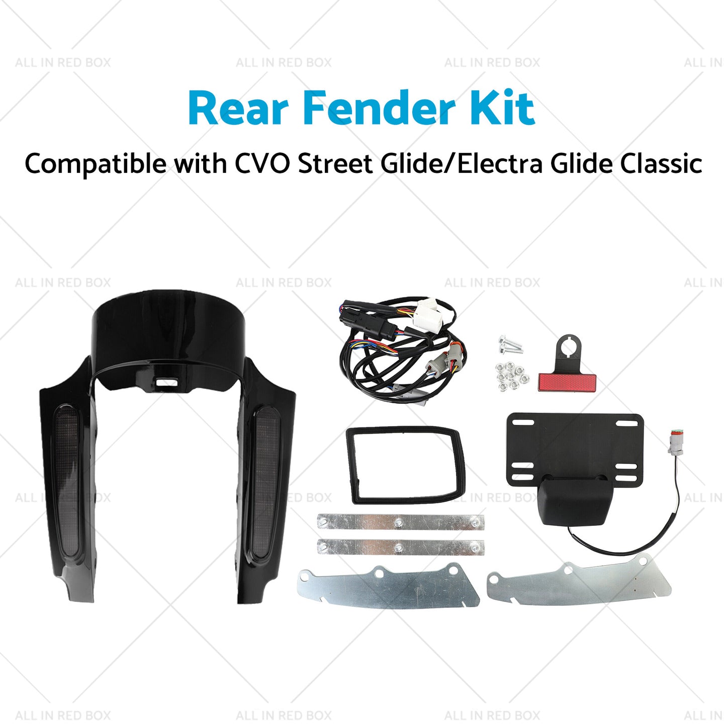 {{ Rear Fender LED Light Suitable For Touring Electra Road Glide Road King 09-13 }} - Buy Car Parts Online at {{ Kaka Auto Parts }}.
