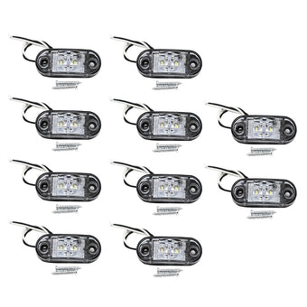 compare product LED Side Marker Clearance Indicator Lights Suitable For Trailer Truck & RV 12V/24V