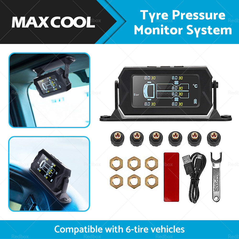 {{ Tyre Pressure Monitoring System  6 Wheel Sensor for Caravan Truck Trailer Solar }} - Buy Car Parts Online at {{ Kaka Auto Parts }}.