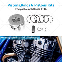 {{ Suitable for Honda CT90 66-79 STD Piston Kit 47mm Rings Pin Clips }} - Buy Car Parts Online at {{ Kaka Auto Parts }}.
