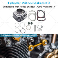 {{ Cylinder Piston Gaskets Kit 63. 5mm Suitable For Honda 250ml ATC200 XL200 250cc }} - Buy Car Parts Online at {{ Kaka Auto Parts }}.