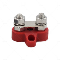 {{ 2x 5 or 16 inch  M8+M8 Bus Bar Terminal Blocks Negative Positive Distribution Stud }} - Buy Car Parts Online at {{ Kaka Auto Parts }}.