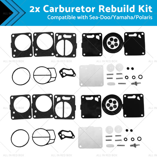 {{ 2x Carburetor Carb Rebuild Repair Kit Suitable Sea-Doo SP SPI SPX HX GS GSI GSX }} - Buy Car Parts Online at {{ Kaka Auto Parts }}.