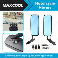 {{ 8 10mm Motorcycle Mirror Suitable For Chopper Cruiser Bobber Racer Cafe Scootor }} - Buy Car Parts Online at {{ Kaka Auto Parts }}.