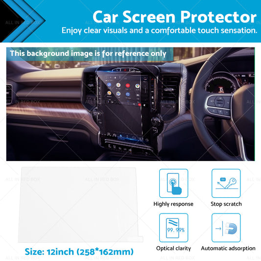 {{ Car Touch Screen Protector Tempered Glass Film 12inch Suitable For RAM 1500 20-22 }} - Buy Car Parts Online at {{ Kaka Auto Parts }}.
