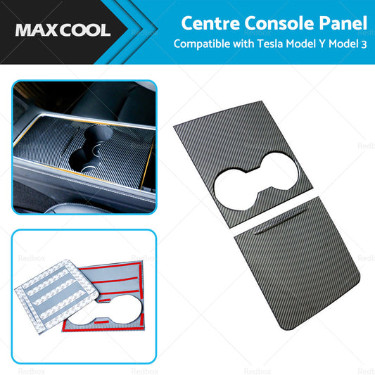 {{ Carbon Fiber Style Center Control Panel Wrap Suitable for Tesla Model Y Model 3 }} - Buy Car Parts Online at {{ Kaka Auto Parts }}.