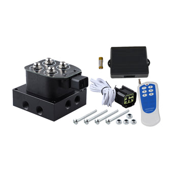 compare product Air Suspension Valve Block Remote Kit Suitable For Vehicle Motorcycle 200PSI 12V