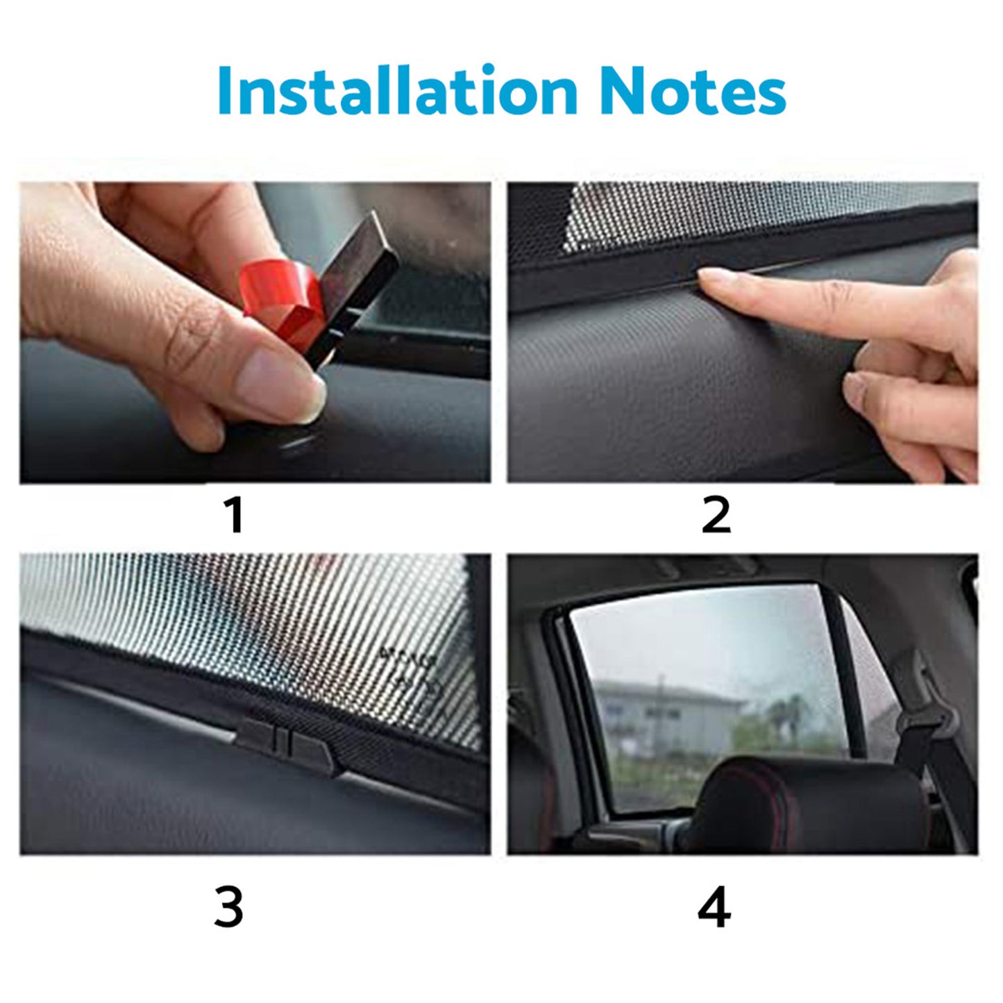 {{ Magnetic Mesh Sun Blind Shades Suitable for Volvo XC90 2015-Current On Front/Rear }} - Buy Car Parts Online at {{ Kaka Auto Parts }}.