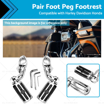 compare product 1-1 4''Motorcycle Highway Foot Pegs Chrome Engine Guard Suitable For Davidson AU