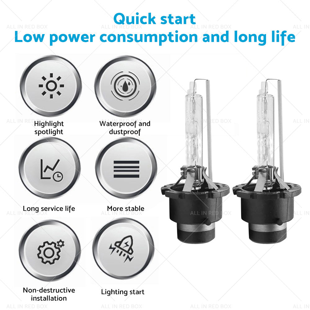 {{ D2S D2C 10000K H or D HID Xenon Headlight Bulbs Suitable For Honda Subaru Mazda }} - Buy Car Parts Online at {{ Kaka Auto Parts }}.