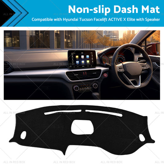 {{ Non-Slip Dash Mat Suitable For Hyundai Tucson TL Active X Elite w  Speaker 18-21 }} - Buy Car Parts Online at {{ Kaka Auto Parts }}.