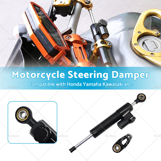 {{ Suitable for Honda Yamaha Kawasaki Motorcycle CNC Steering Damper Stabilizer }} - Buy Car Parts Online at {{ Kaka Auto Parts }}.