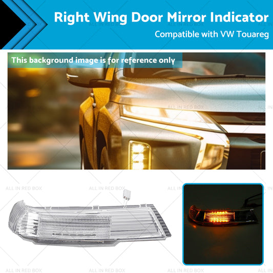 {{ Front Right Wing Door Mirror Indicator Suitable for VW Touareg 7L 09 or 03-11 or 06 }} - Buy Car Parts Online at {{ Kaka Auto Parts }}.