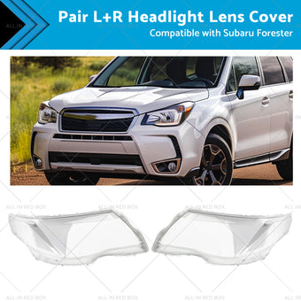 compare product Pair LR Headlight Lens Cover Replacements Suitable for Subaru Forester 08-12