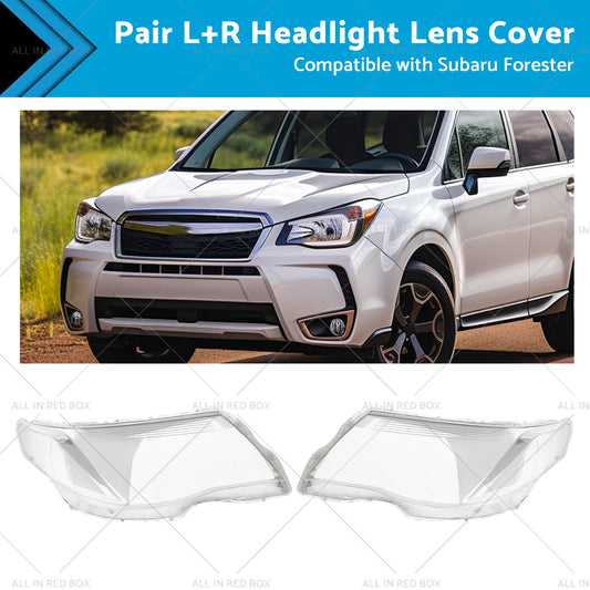 {{ Pair LR Headlight Lens Cover Replacements Suitable for Subaru Forester 08-12 }} - Buy Car Parts Online at {{ Kaka Auto Parts }}.