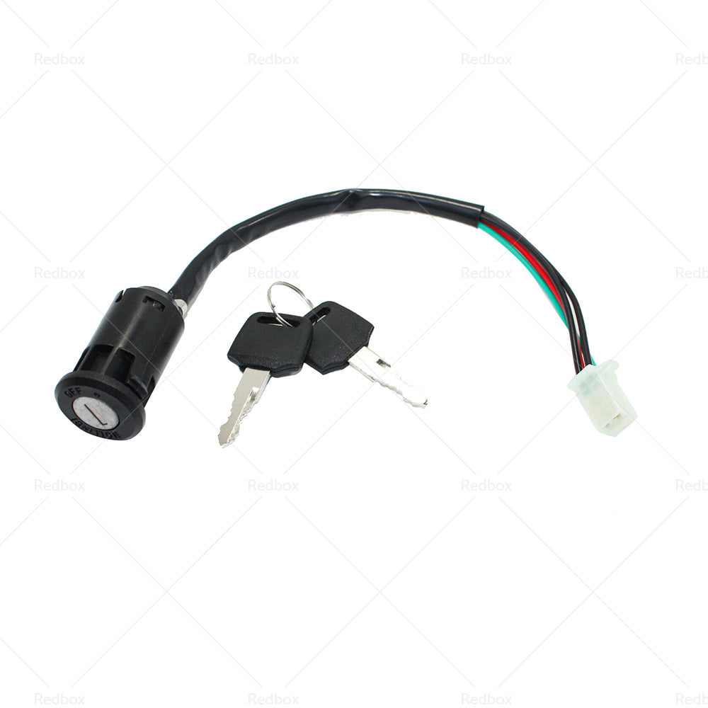 {{ 4 Wire Ignition Key Barrel Switch 50cc 110cc 125cc 150cc PIT Quad Dirt Bike ATV }} - Buy Car Parts Online at {{ Kaka Auto Parts }}.