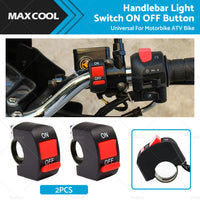 {{ 2PCS Universal Motorcycle ATV Bike Handlebar Light Switch ON OFF Button }} - Buy Car Parts Online at {{ Kaka Auto Parts }}.
